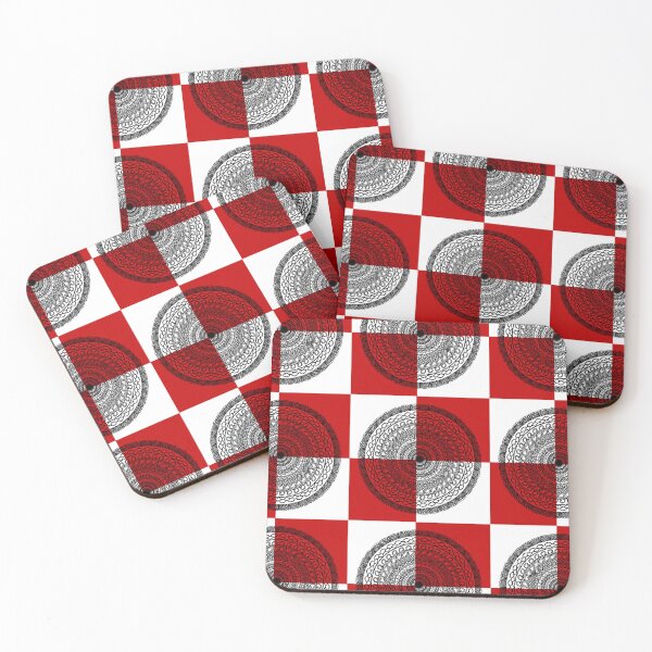 Item preview, Black Lace on Red and White  designed and sold by JaygiesDesign.