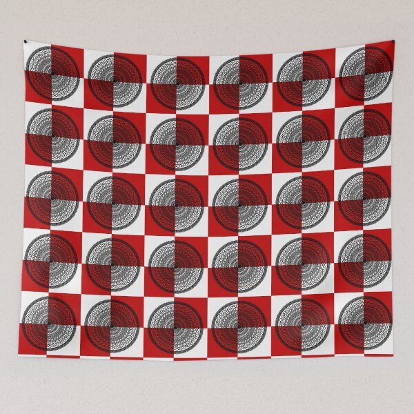 Item preview, Black Lace on Red and White  designed and sold by JaygiesDesign.