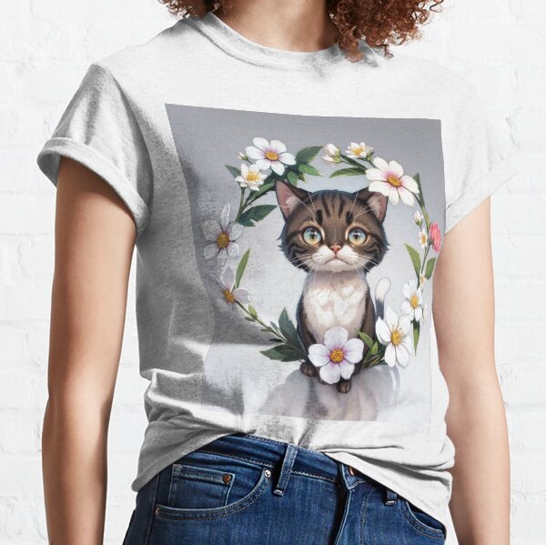 Spring Kitten - Chic Chat Créations Ref.013 Classic T-Shirt