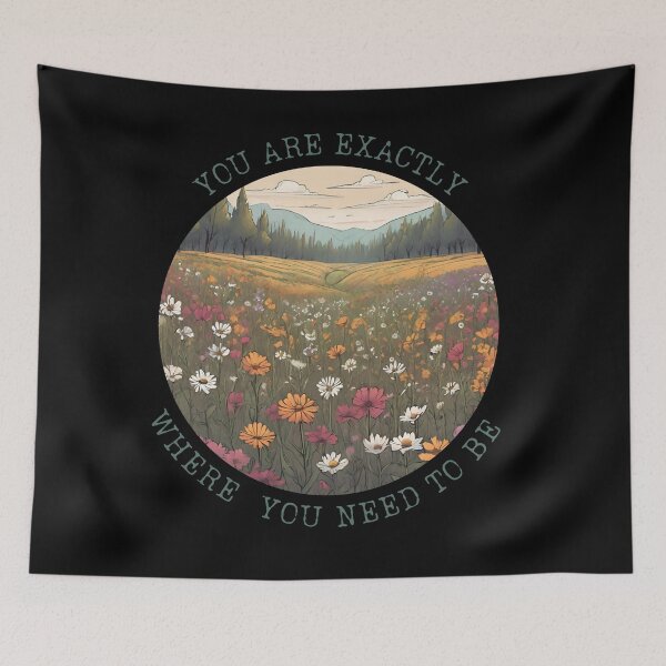 Item preview, Motivational Rainbow - You Are Exactly Where You Need To Be designed and sold by ChicTrendz.