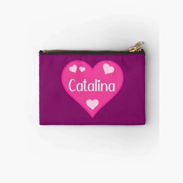 Item preview, Catalina Name Pink Heart  designed and sold by Jeallan Designs.