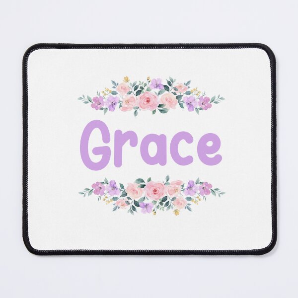 Item preview, Purple Flower Grace Name Label designed and sold by NormadWorld.