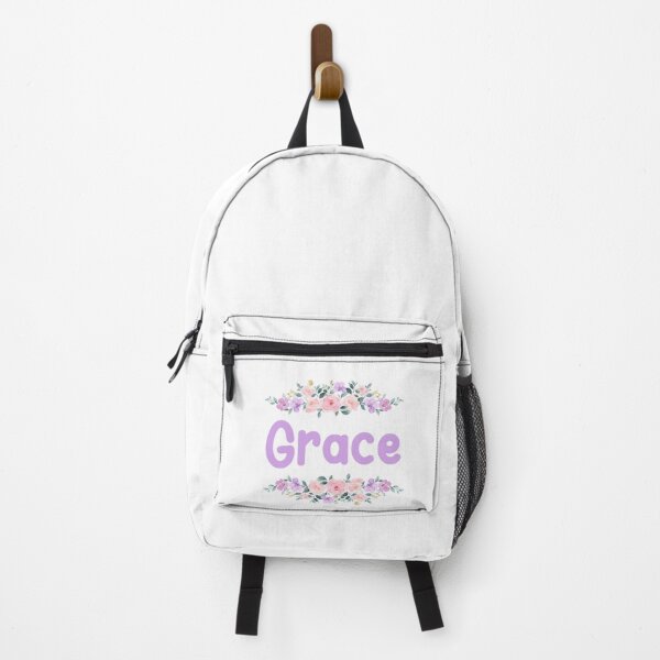 Item preview, Purple Flower Grace Name Label  designed and sold by NormadWorld.