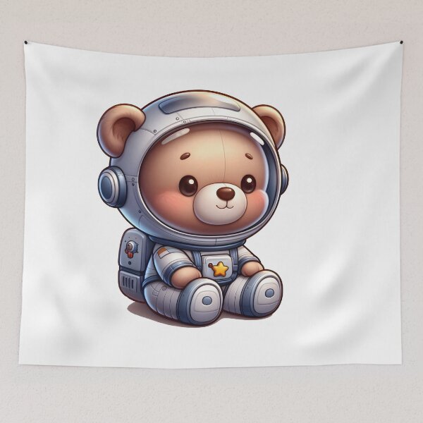 Item preview, Cute Astronaut Bear Kawaii designed and sold by TeddybearClub.