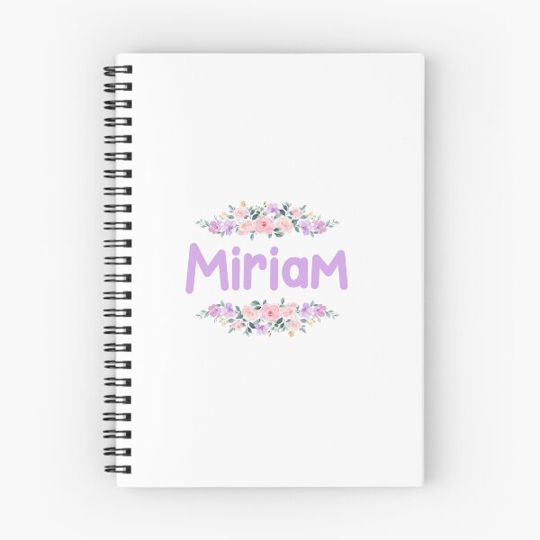 Item preview, Purple Flower Miriam Name Label designed and sold by NormadWorld.