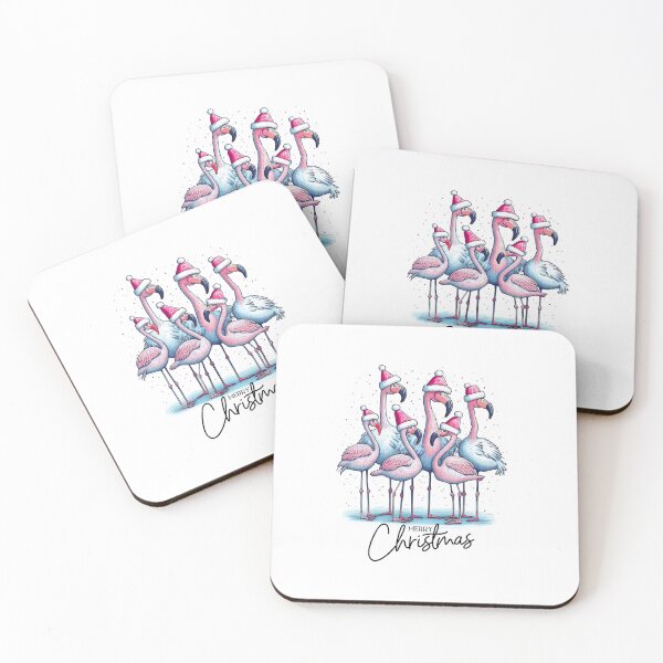 Item preview, Merry Christmas Flamingo designed and sold by Butterfly  Effect.