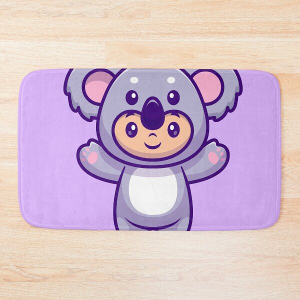 Item preview, Cute Kid Wearing Koala Costume Cartoon Vector Icon Illustration" designed and sold by hjian8219.