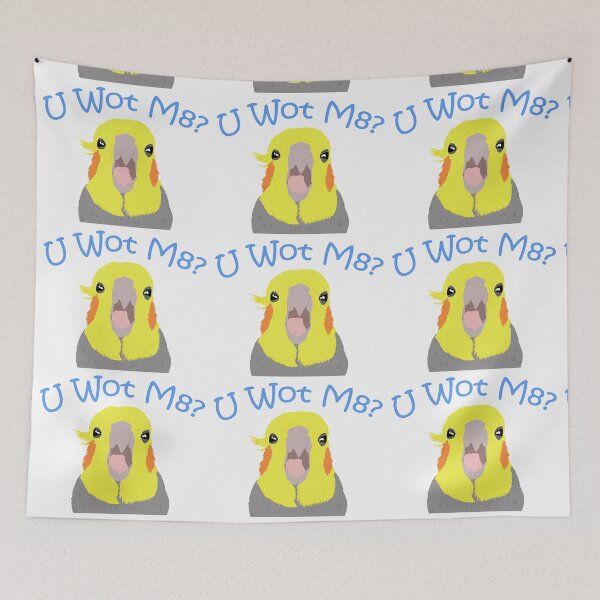 Item preview, U Wot M8 Angry Cockatiel designed and sold by TiffinByLK.
