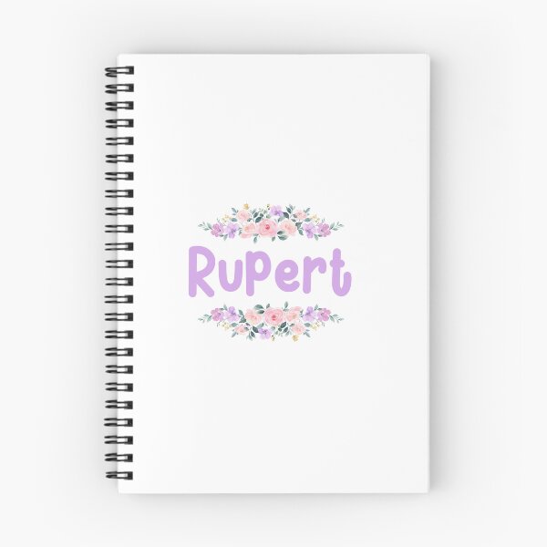 Item preview, Purple Flower Rupert Name Label designed and sold by NormadWorld.