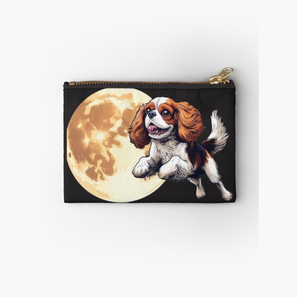 Item preview, The Cavalier King Charles Spaniel Jumped Over The Moon designed and sold by barksandsqueaks.