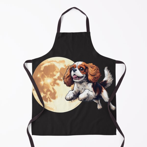 Item preview, The Cavalier King Charles Spaniel Jumped Over The Moon designed and sold by barksandsqueaks.