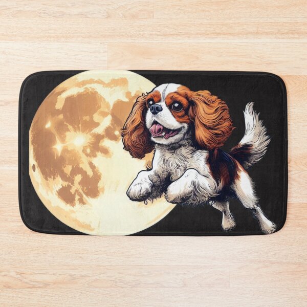 Item preview, The Cavalier King Charles Spaniel Jumped Over The Moon designed and sold by barksandsqueaks.