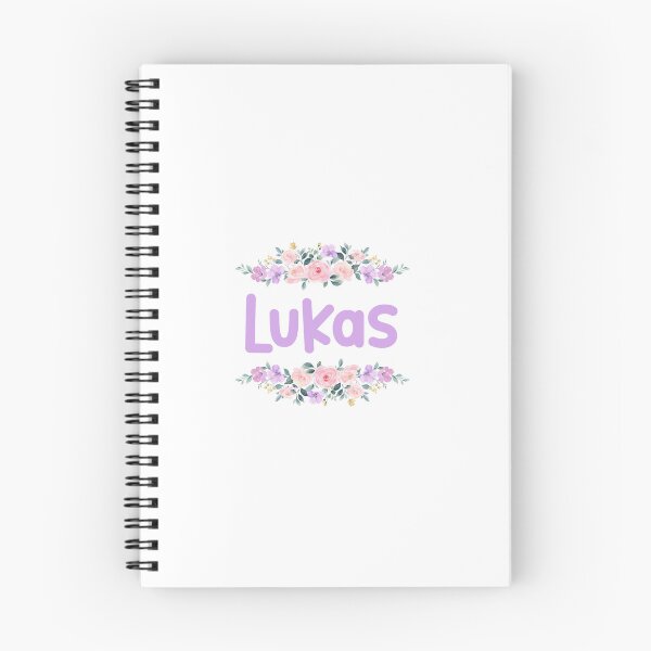 Item preview, Purple Flower Lukas Name Label designed and sold by NormadWorld.