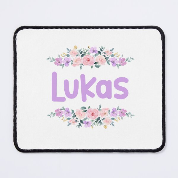 Item preview, Purple Flower Lukas Name Label designed and sold by NormadWorld.