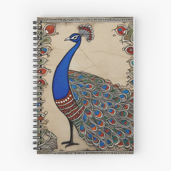 Item preview, Indian traditional peacock art Madhubani style designed and sold by Pride-Casuals.