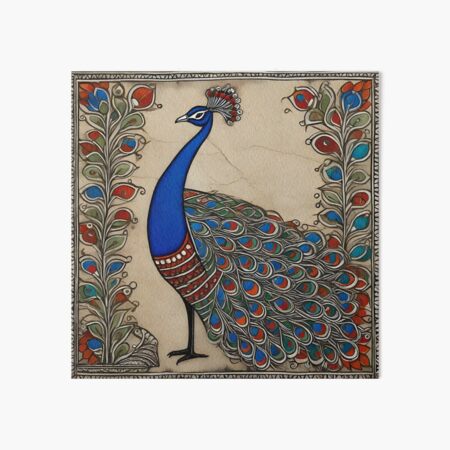 Owl, Madhubani Painting, Indian Folk Art Art Board Print for Sale by  FolkTrends-byAD