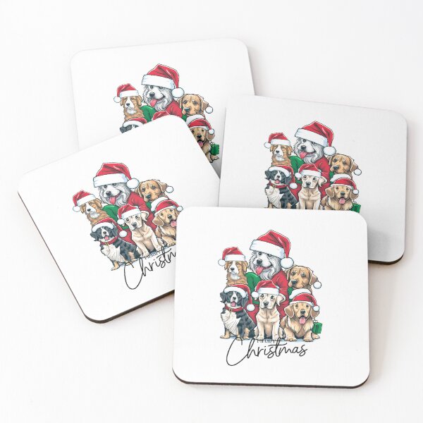Item preview, Merry Christmas dogs designed and sold by Butterfly  Effect.
