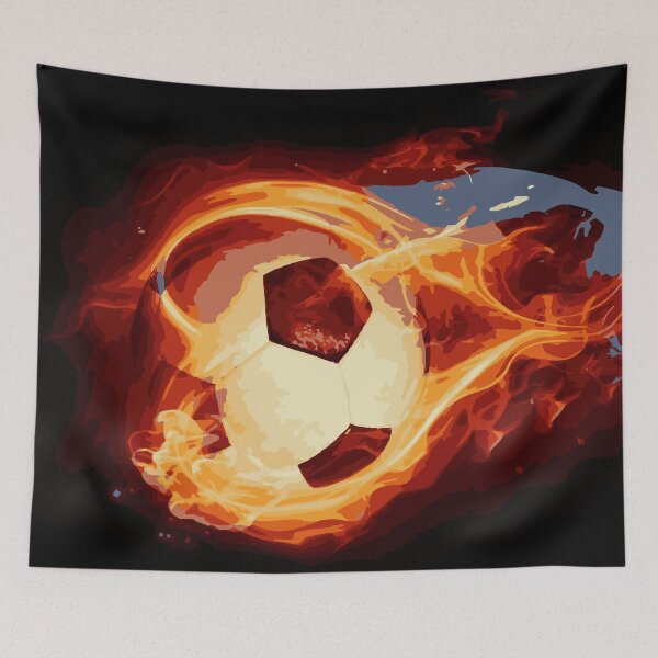 Item preview, Football on Fire designed and sold by Zion Trenz.