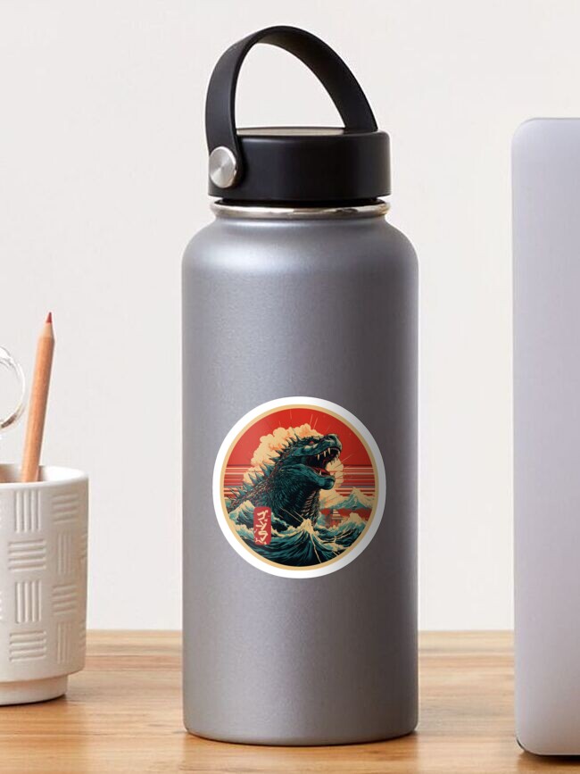 Thumbnail 1 of 3, Sticker, Godzilla designed and sold by Affengeist.
