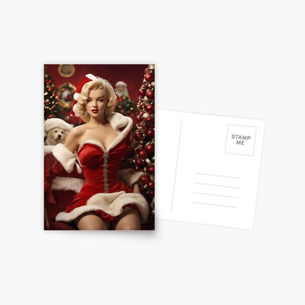 Artikel-Vorschau von Digitales Design, Marilyn Monroe Weihnachten 3, designt und verkauft von Don-Marti.