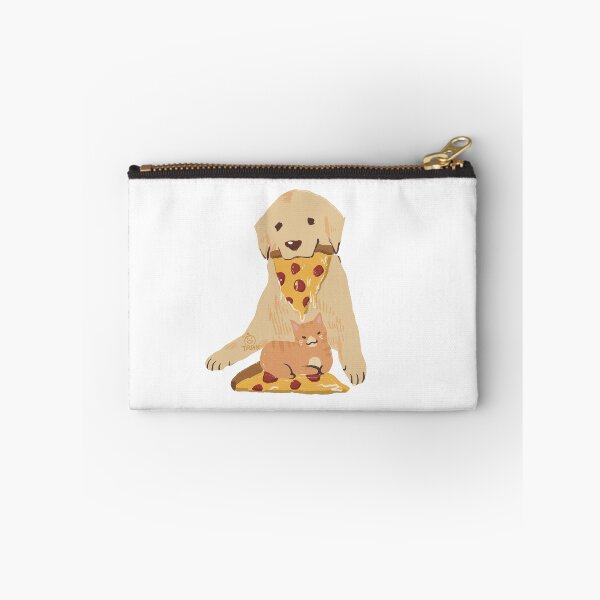 Item preview, Pizza T-Shirt, dog and cat, cat lover gift, dog lover gift, Pizza and Pizza Slice, Pizza Shirts Set, pizza lover gift, cute designed and sold by Golden Turtle Studio.