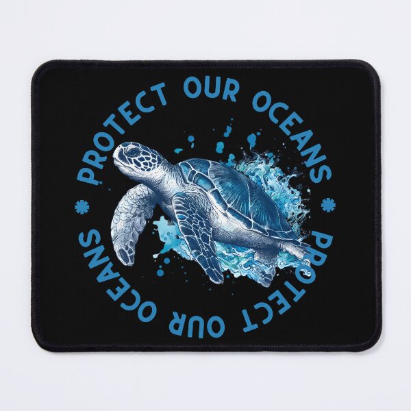 Item preview, Protect Our Oceans Sea Turtle designed and sold by D-Dreamweaver.