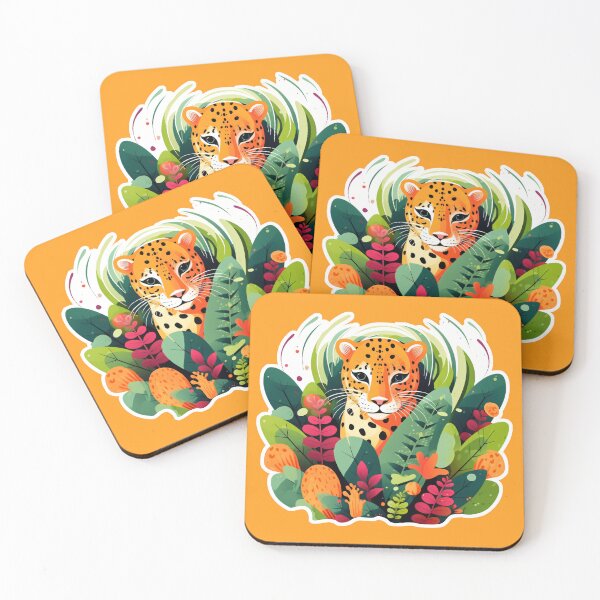 Item preview, A cute vegetarian leopard, tiger, and vegetables designed and sold by kongkorakrich.