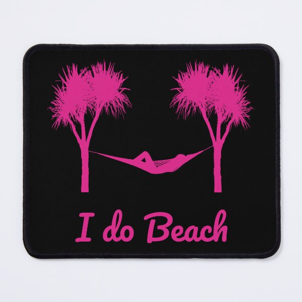 Item preview, I do Beach, hot pink designed and sold by Jeeb-Arts.