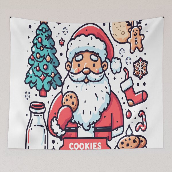 Item preview, Christmas Santa Claus Cookies designed and sold by KitonicTees.