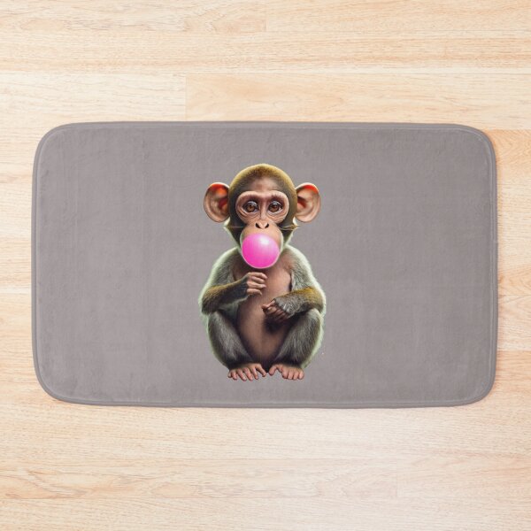 Item preview, Monkey blowing bubble - monkey with chewing gum fun shirt designed and sold by Superdealkoeln.