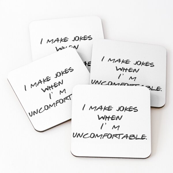 Item preview, I make jokes when I’m uncomfortable. - Chandler Bing designed and sold by Pritam chamiyal.