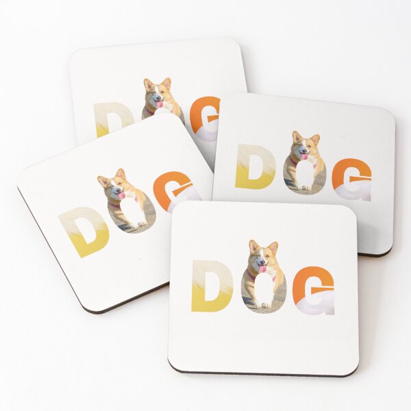 Item preview, A dog that goes well with the color of the three-dimensional letter designed and sold by Miya-ArtShop.