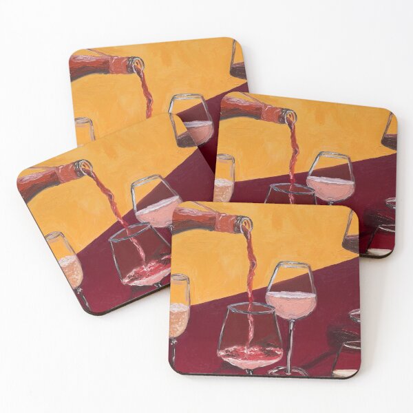 Item preview, wine, red wine, alcohol, vintage, drinking, bar, wine lover, red, wine art, kitchen designed and sold by peachcakecanvas.
