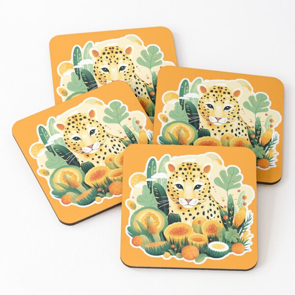 Item preview, A cute vegetarian leopard, tiger, and vegetables designed and sold by kongkorakrich.