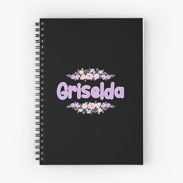 Item preview, Purple Flower Griselda Name Label (Black) designed and sold by NormadWorld.
