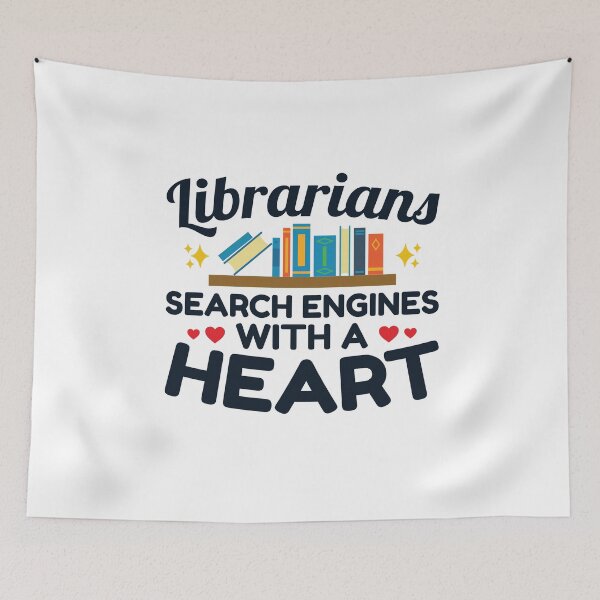 Item preview, Librarian Search Engine with a Heart designed and sold by jaygo.