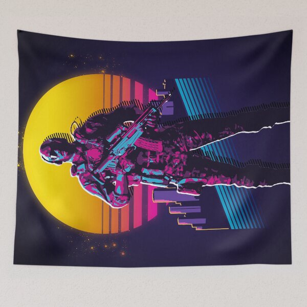 Item preview, Battlefield 2042 - Crawford *80s retro* designed and sold by MyRetroArt.