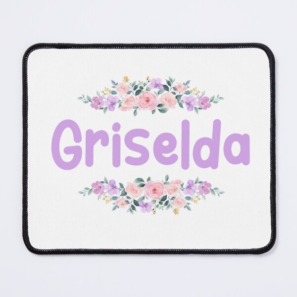 Item preview, Purple Flower Griselda Name Label designed and sold by NormadWorld.