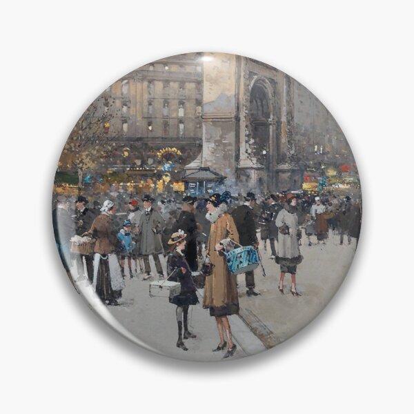 Item preview, Porte Saint Martin, Paris (20th century) - Eugène Galien Laloue designed and sold by SALON DES ARTS.