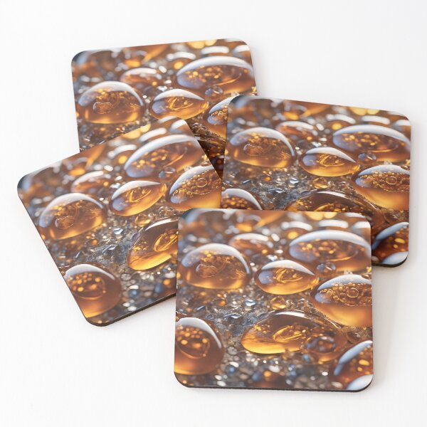 Item preview, Amber Stones Photographic Wallpaper designed and sold by patterncrow.