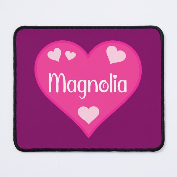 Item preview, Magnolia Name Pink Heart designed and sold by Jeallan Designs.