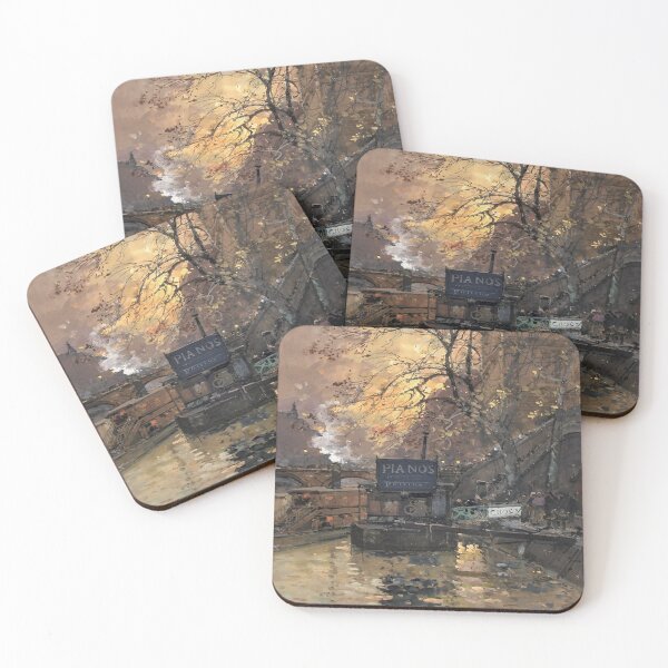 Item preview, Quai du Louvre, Paris (20th century) - Eugène Galien Laloue designed and sold by SALON DES ARTS.