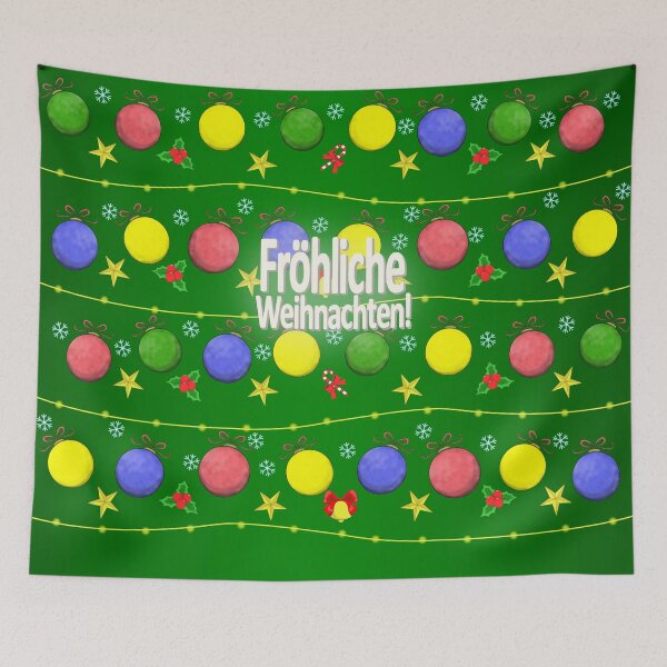 Item preview, fröhliche weihnachten weihnachtskugeln designed and sold by ZiphGames.