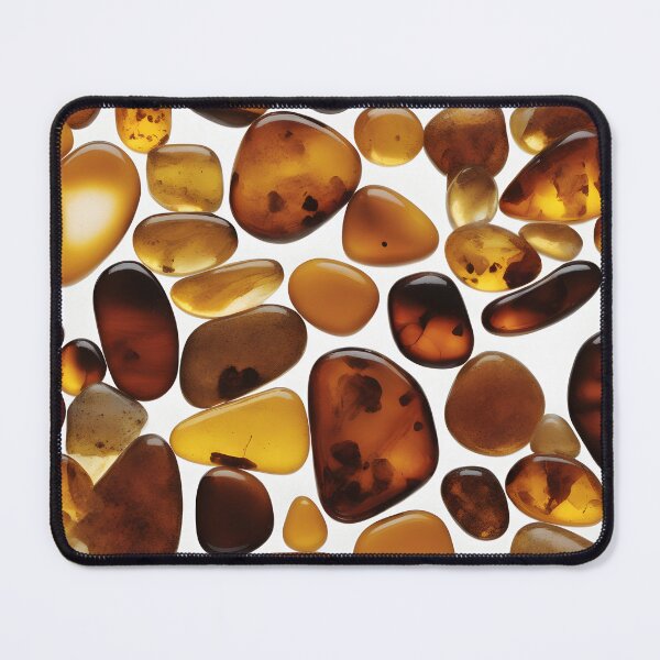 Item preview, Brown and golden amber Stones Pattern designed and sold by patterncrow.