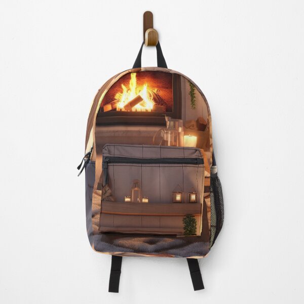 Item preview, Cozy Winter Evening by the Fireplace designed and sold by FireScreen.