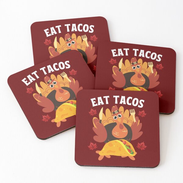 Item preview, Funny Turkey Eat Tacos Mexican Taco Food Lover Thanksgiving Fall Party Gifts designed and sold by LittleZea.