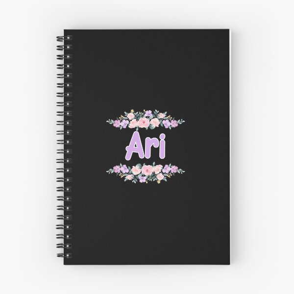 Item preview, Purple Flower Ari Name Label (Black) designed and sold by NormadWorld.