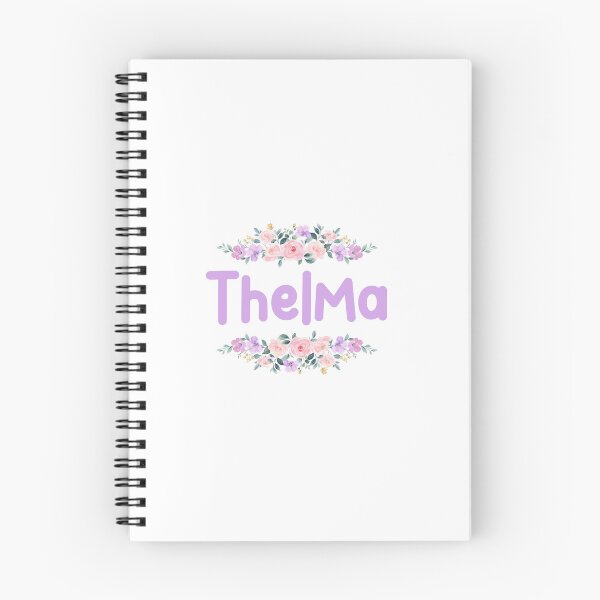 Item preview, Purple Flower Thelma Name Label designed and sold by NormadWorld.