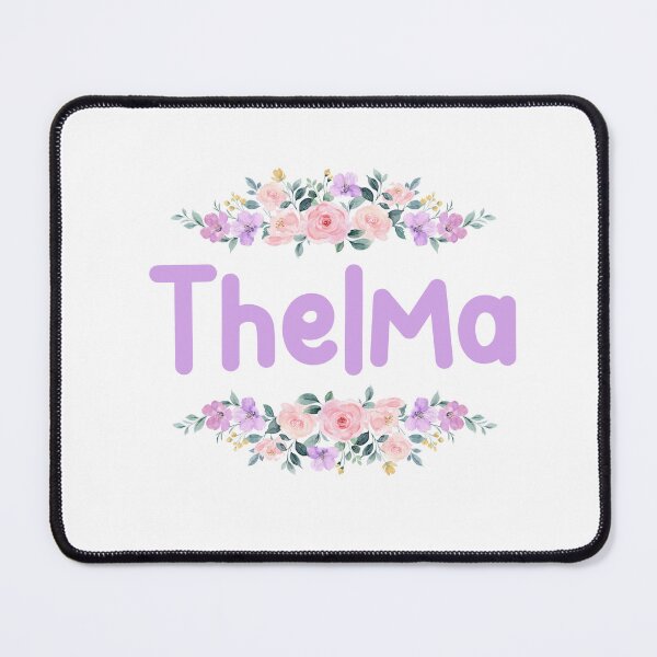 Item preview, Purple Flower Thelma Name Label designed and sold by NormadWorld.