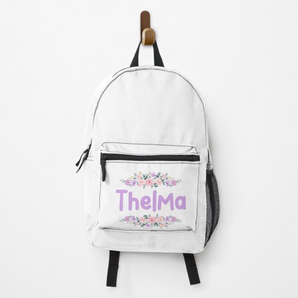 Item preview, Purple Flower Thelma Name Label designed and sold by NormadWorld.